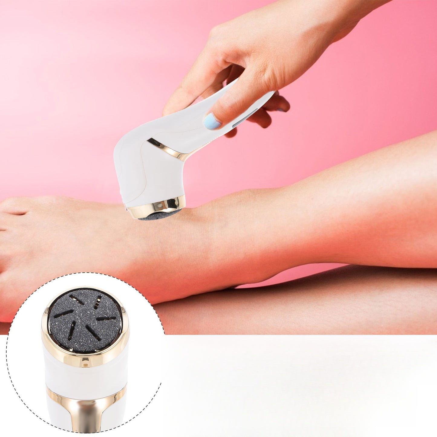 ELEKTRINĖ KOJŲ PEDIKŪRO MAŠINĖLĖ ŠLIFAVIMUI SU ŠVITRINIU POPIERIUMI