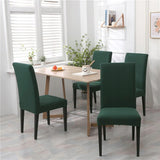 6 VNT. universalios, elastingos, kreminės spalvos kėdžių užvalkalai