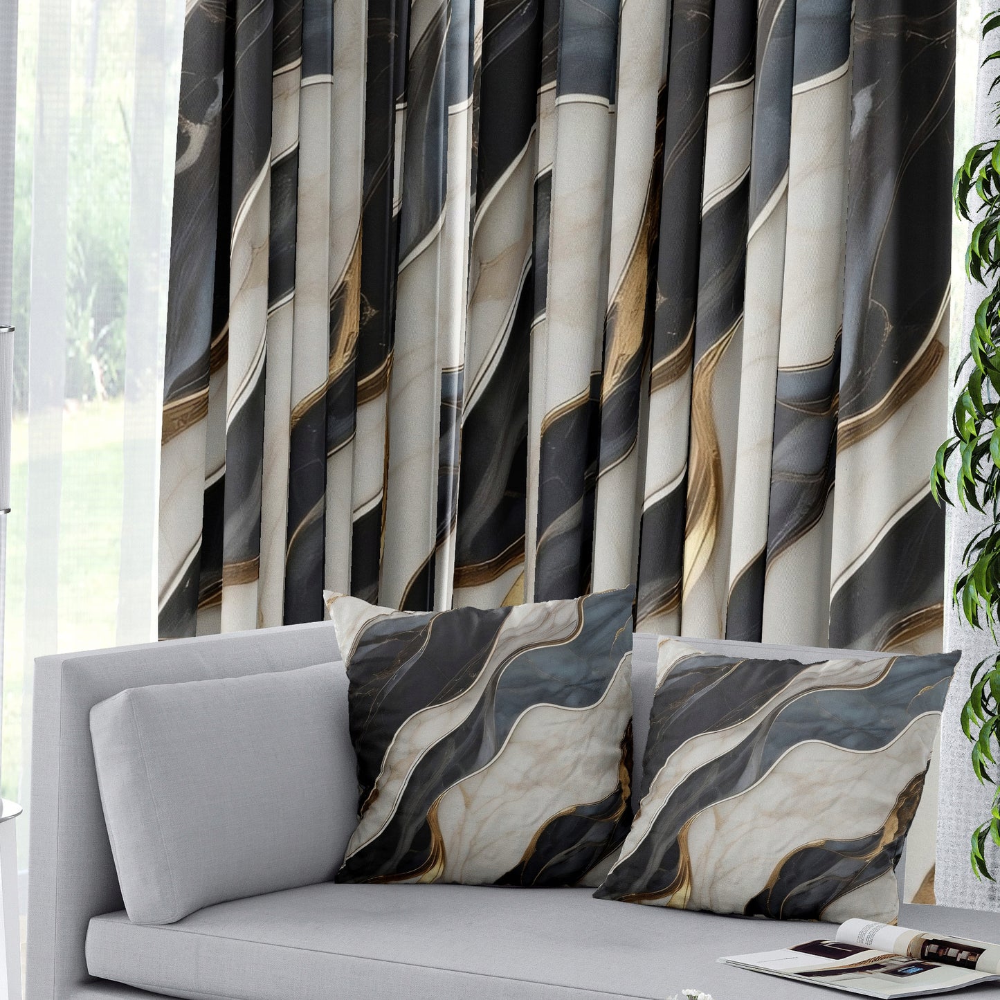 PARUOSTA UŽuolaida ant užsegimų 140x 230 Užuolaidos ant juostelės 230cm Soovi Home