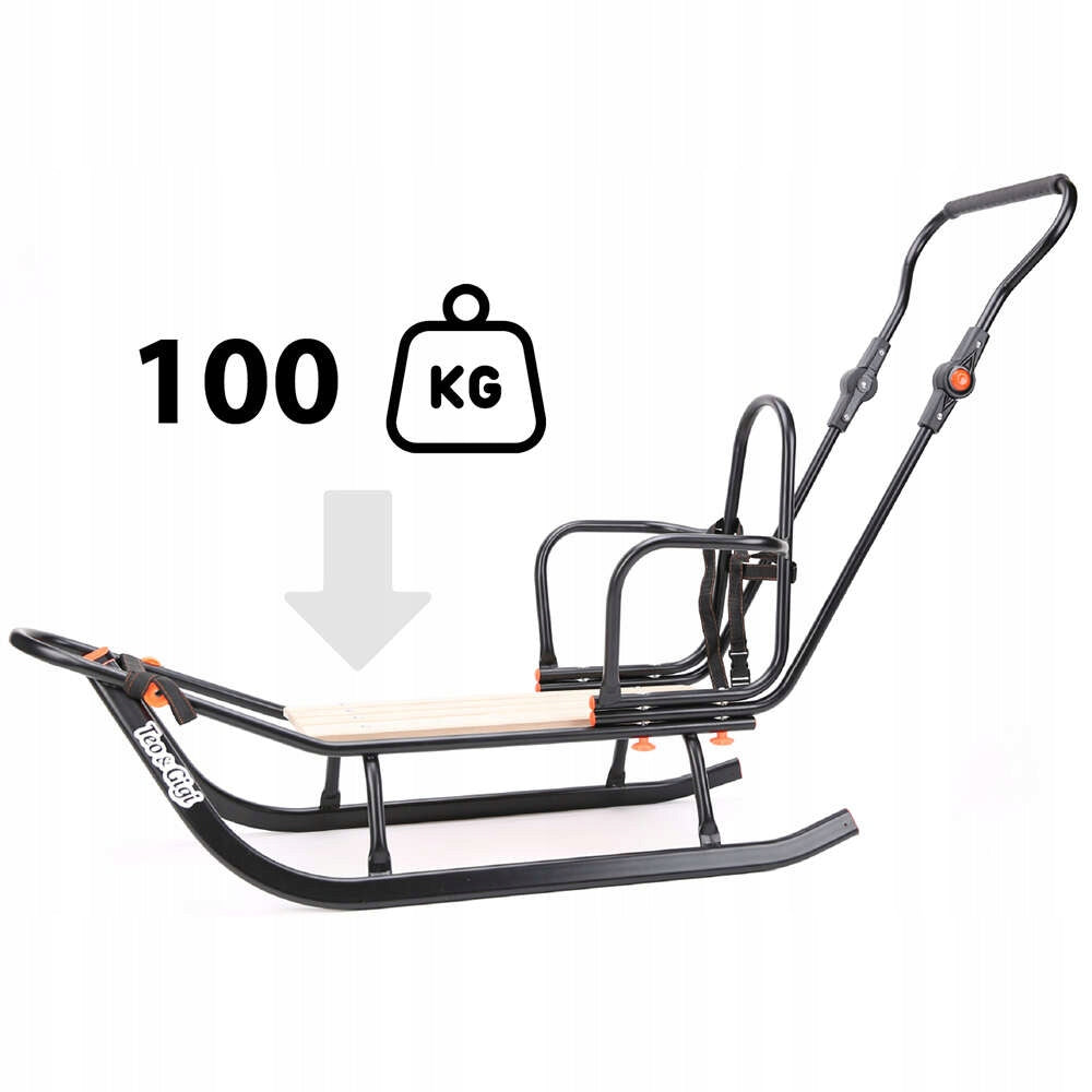 Rogutės vaikams su atlošu ir stūmikliu Šilta 3in1 miegmaišio sistema KOMFORT #605