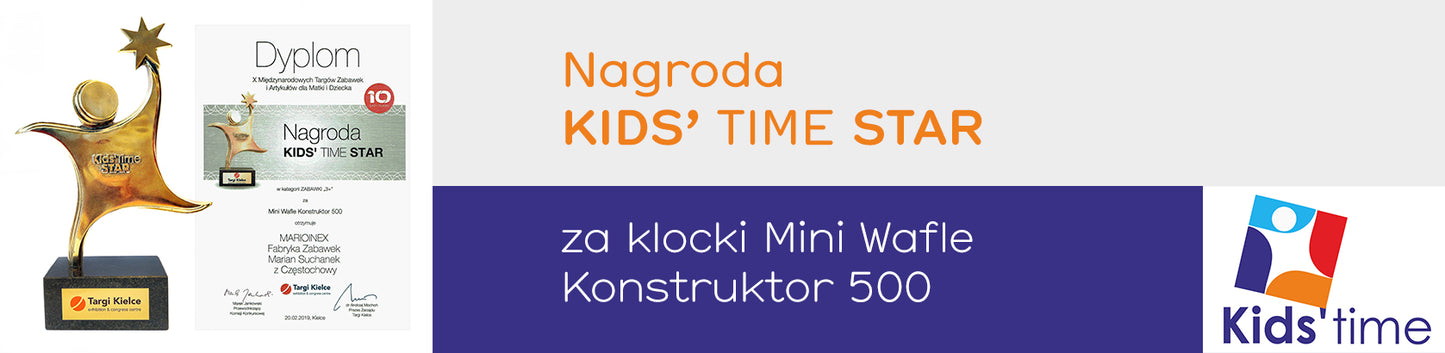 Sumuoti vafliai KLOCKI mini WAFFLE 140 KONSTRUKTOR