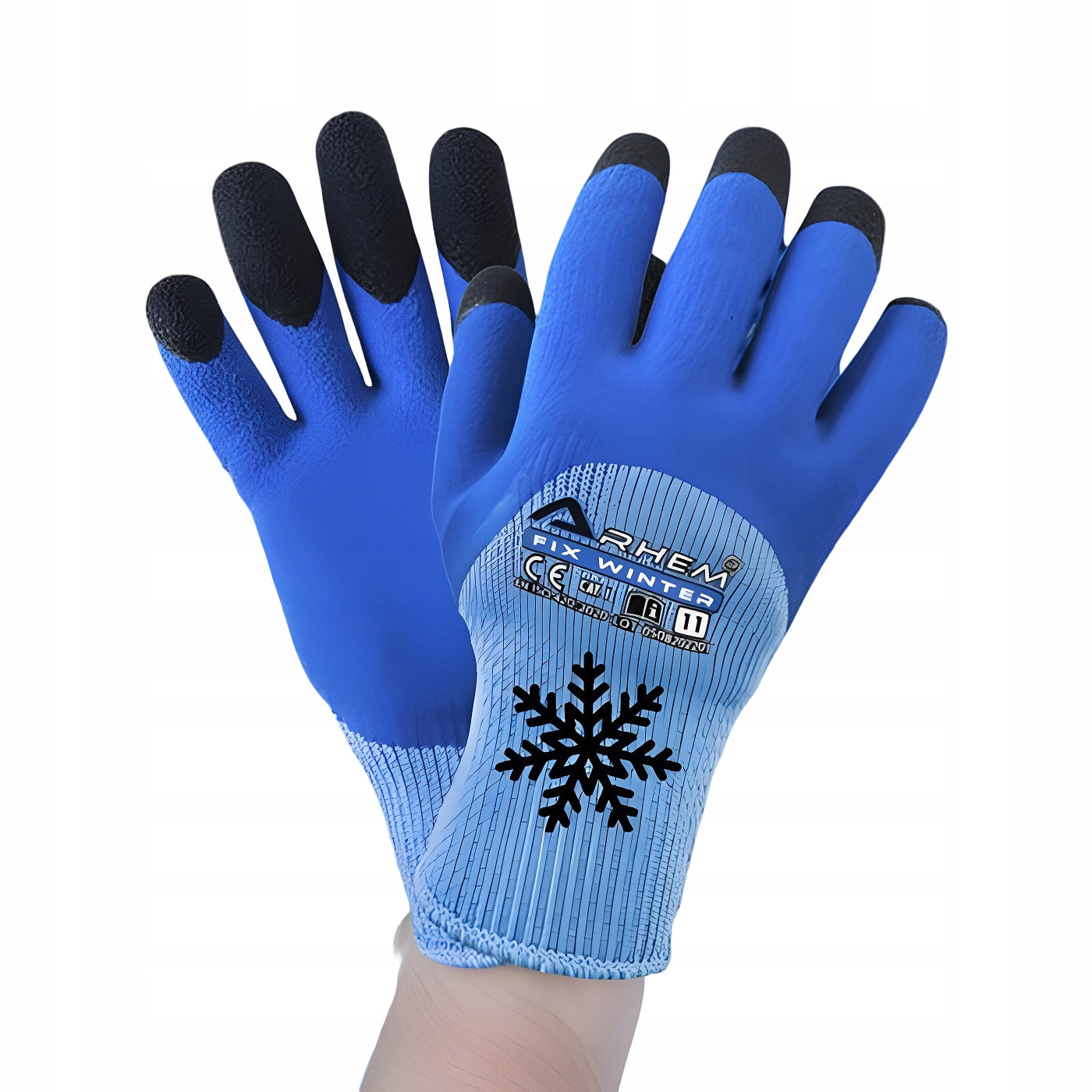 12 POR Darbo Apsauginės Darbinės Pirštinės Žieminės Šiltintos Storio Arhem Winter 9