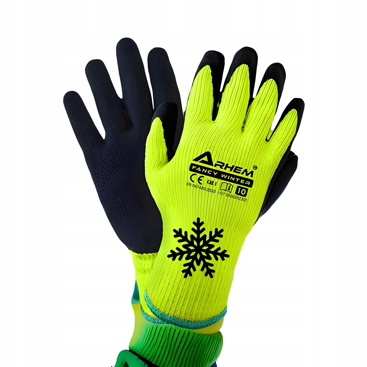 12 POR Šildomos Darbinės Pirštinės Apsauginės BHP Žieminės Arhem Fancy Winter 10