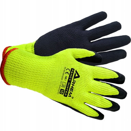 12 POR Šildomos Darbinės Pirštinės Apsauginės BHP Žieminės Arhem Fancy Winter 10