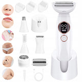 DEPILIATORUS KŪNUI LADY SHAVER SKUSTUVAS MOTERIŠKAS 5 IN 1