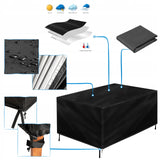 Vandeniui atsparus sodo baldų užvalkalas, tvirtas, 180x120cm, skirtas lauko stalams