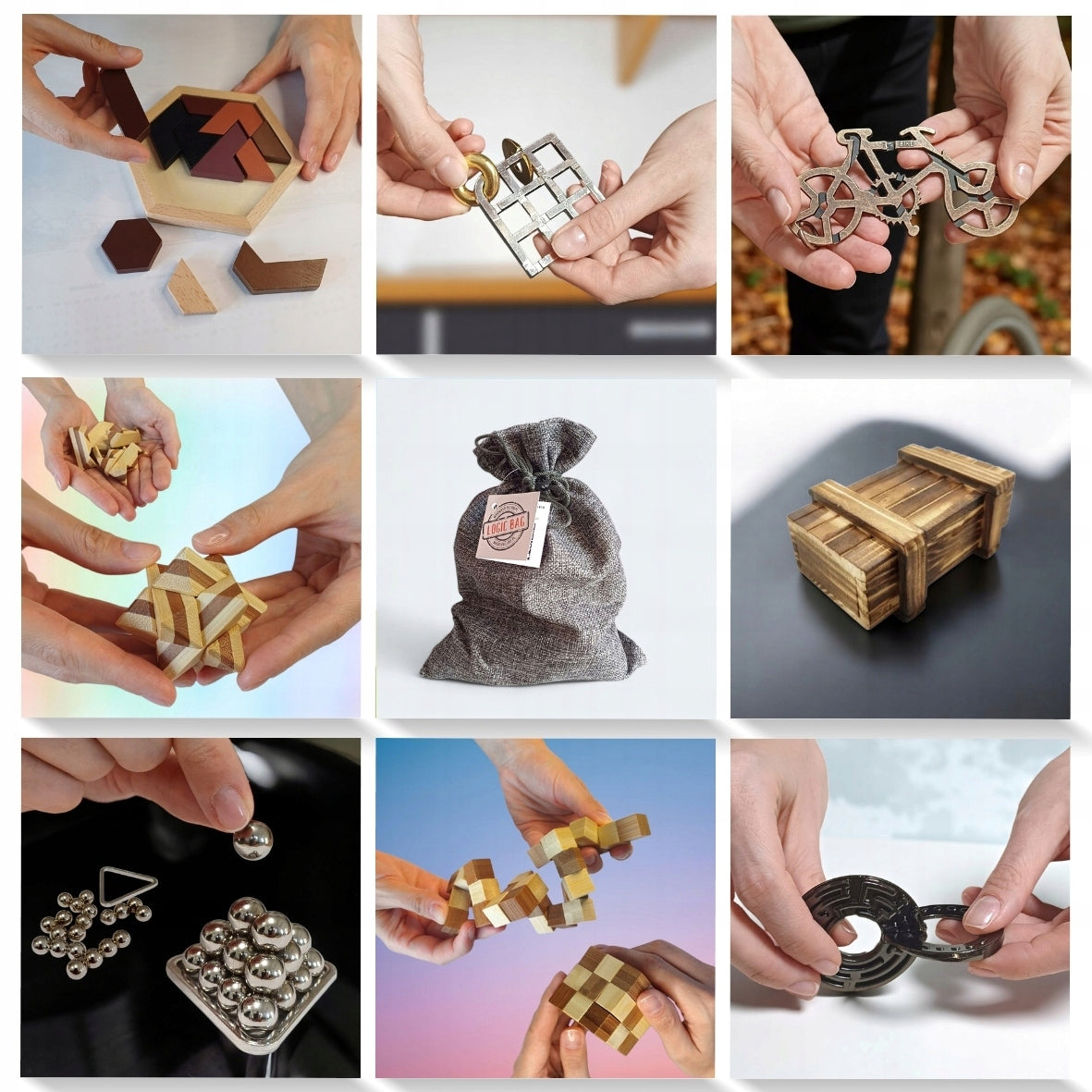 Dėlionė dovana paaugliui, tėčiui, broliui, Kalėdos LOGIC BAG xmas_hit_offers