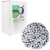 200 LED Šalta Balta Vidinės Kalėdinės Šventinės Lemputės Dekoracijos