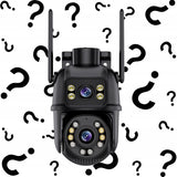 DVIGUBULĖ WIFI IP UHD AUDIO LAUKO KAMERA 6MPX 6MP 4K DETEKCIJA