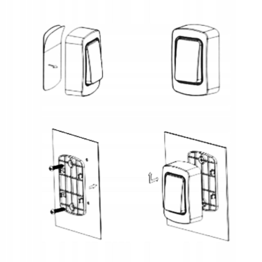 BELAIDIS DURŲ SKAMBUTIS, SKAMBUTIS BATERIJOMIS, NEPRALAIDUS VANDENIUI LAUKO