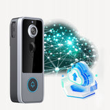 DURŲ SKAMBUTIS SU KAMERA WIFI SMART NUOTOLINIO STEBĖJIMO IP65