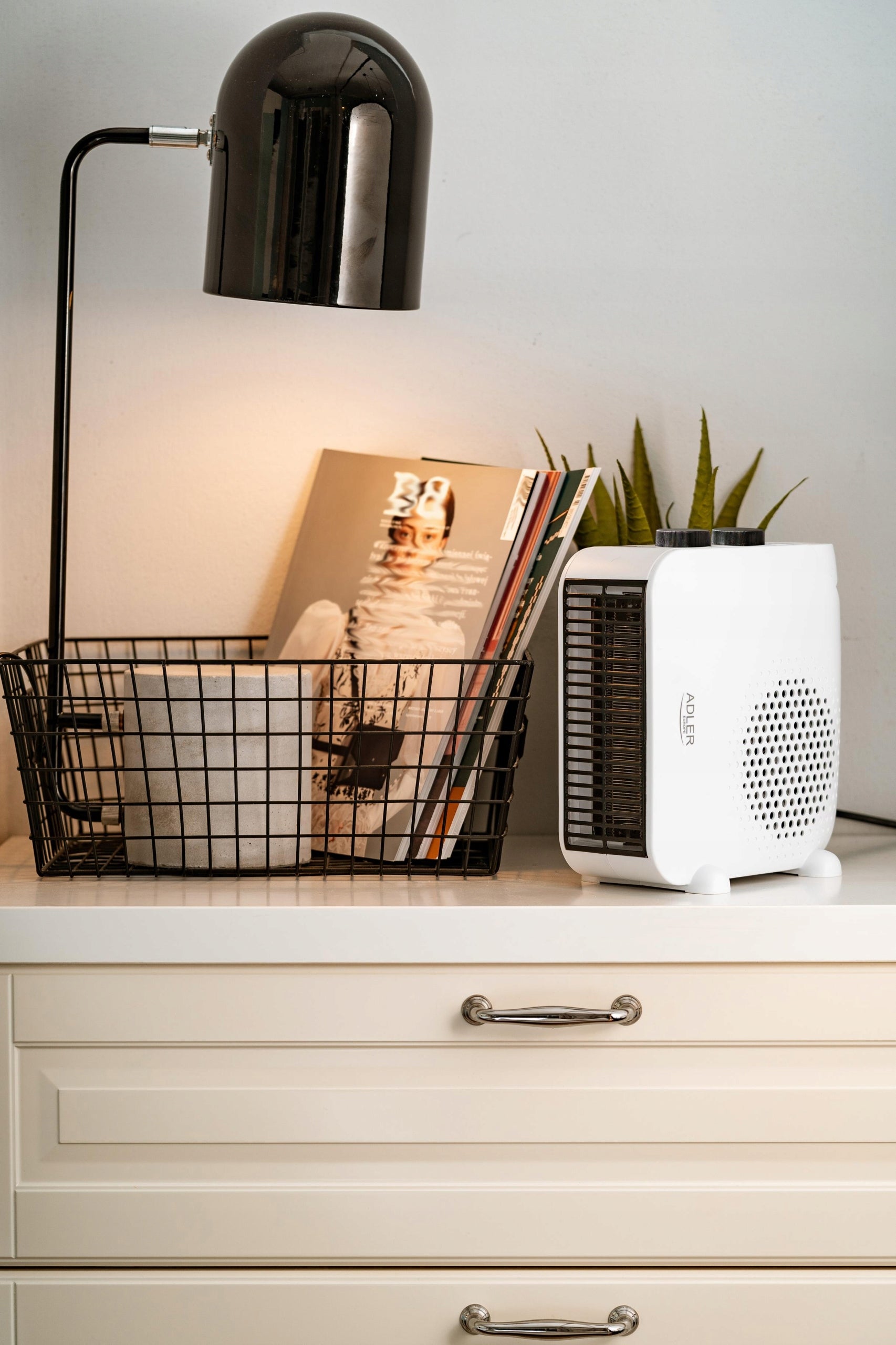 2x Termoventiliatorius elektrinis šildytuvas 2000W pastatomas ant grindų + MINI