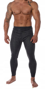 3x Šildomos medvilninės kelnės vyriškos termo apatinės kelnės šiltos L