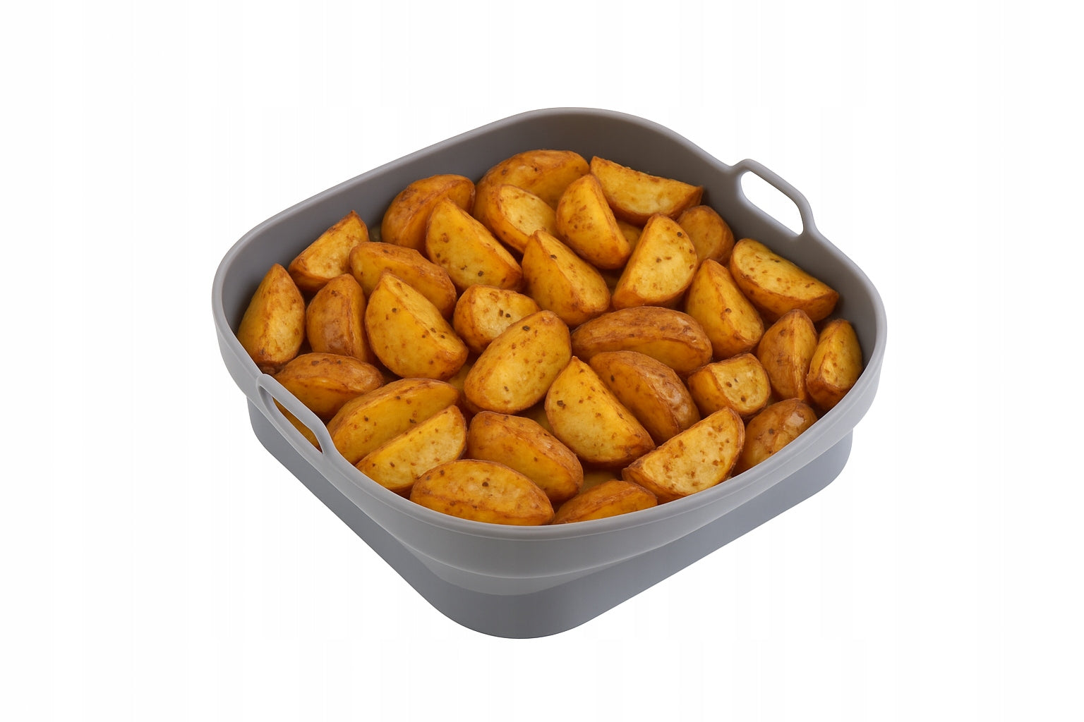 3 vnt. silikoninis įdėklas/forma skirta "Air Fryer" gruzdintuvei, daugkartinio naudojimo kepimo forma