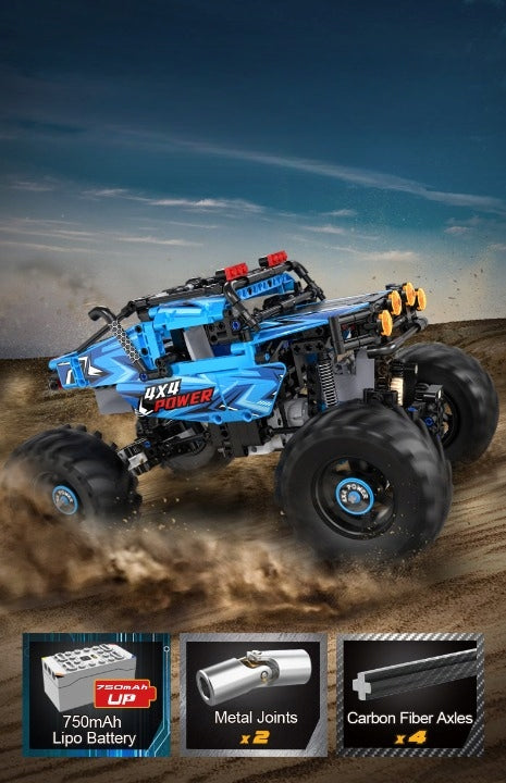 CaDA NUOTOLIU VALDOMAS MONSTER TRUCK KONSTRUKTORIUS 699 EL.