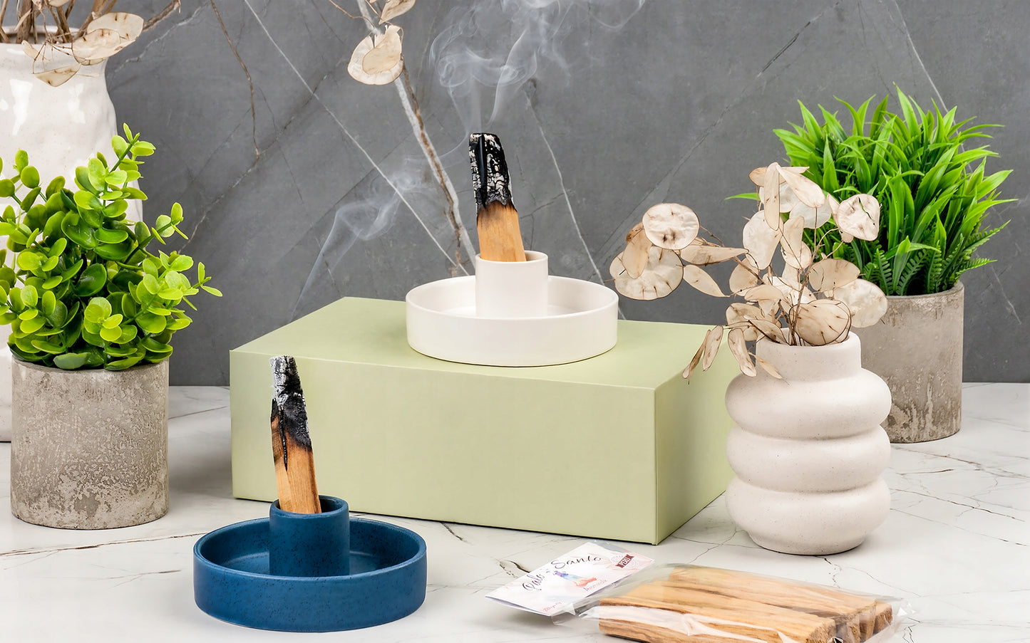 Palo Santo + Palo Santo deginimo padėklas | Dovana