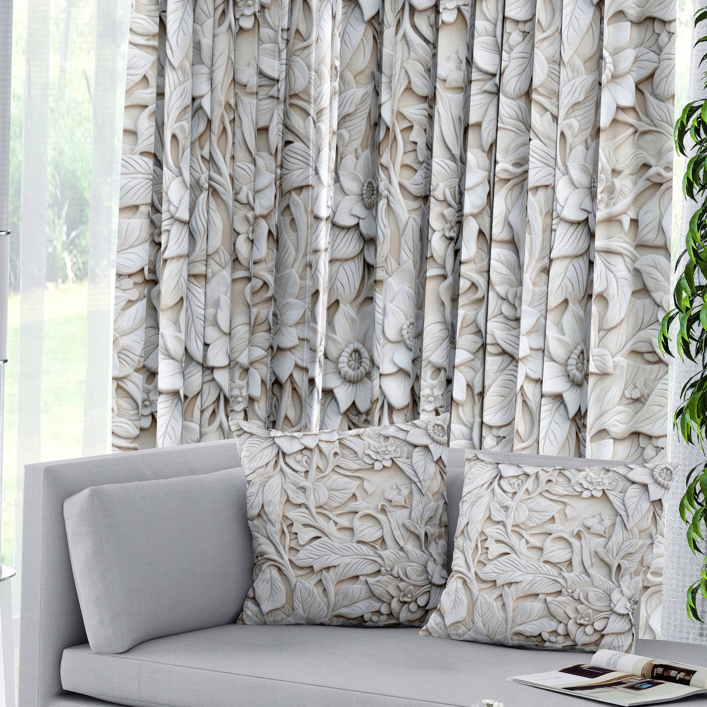 UŽuolaida ant kabliukų 140x230 Užuolaidos ant 230 cm juostos Soovi Home