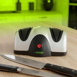 Elektrinis peilių galąstuvas namams ir sodui, 2 pakopų virtuvės reikmenys