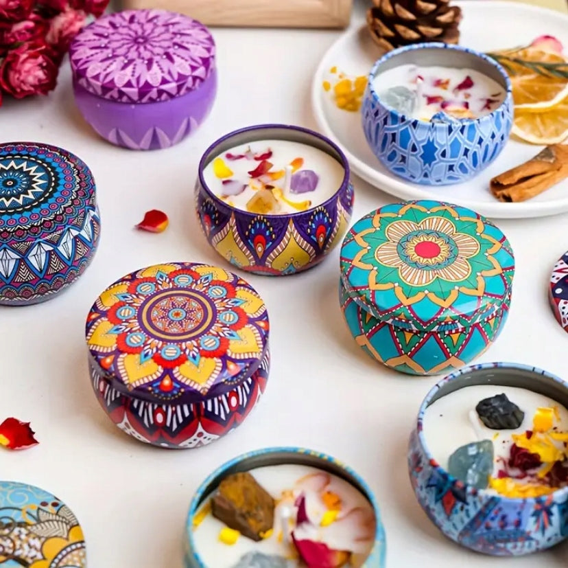 4x Sojų dekoratyvinė žvakė dovana mamai, močiutei, moteriai, Valentino dienai Scented Candle