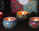 4x Sojų dekoratyvinė žvakė dovana mamai, močiutei, moteriai, Valentino dienai Scented Candle