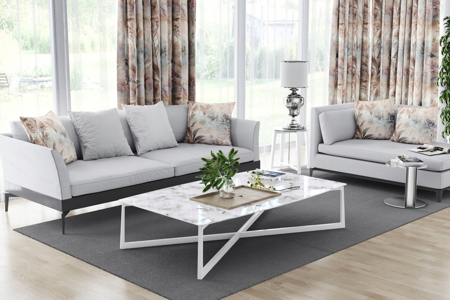 PARUOSTA UŽuolaida ant kabliukų 140x230cm Užuolaidos ant juostelės 230cm Soovi Home