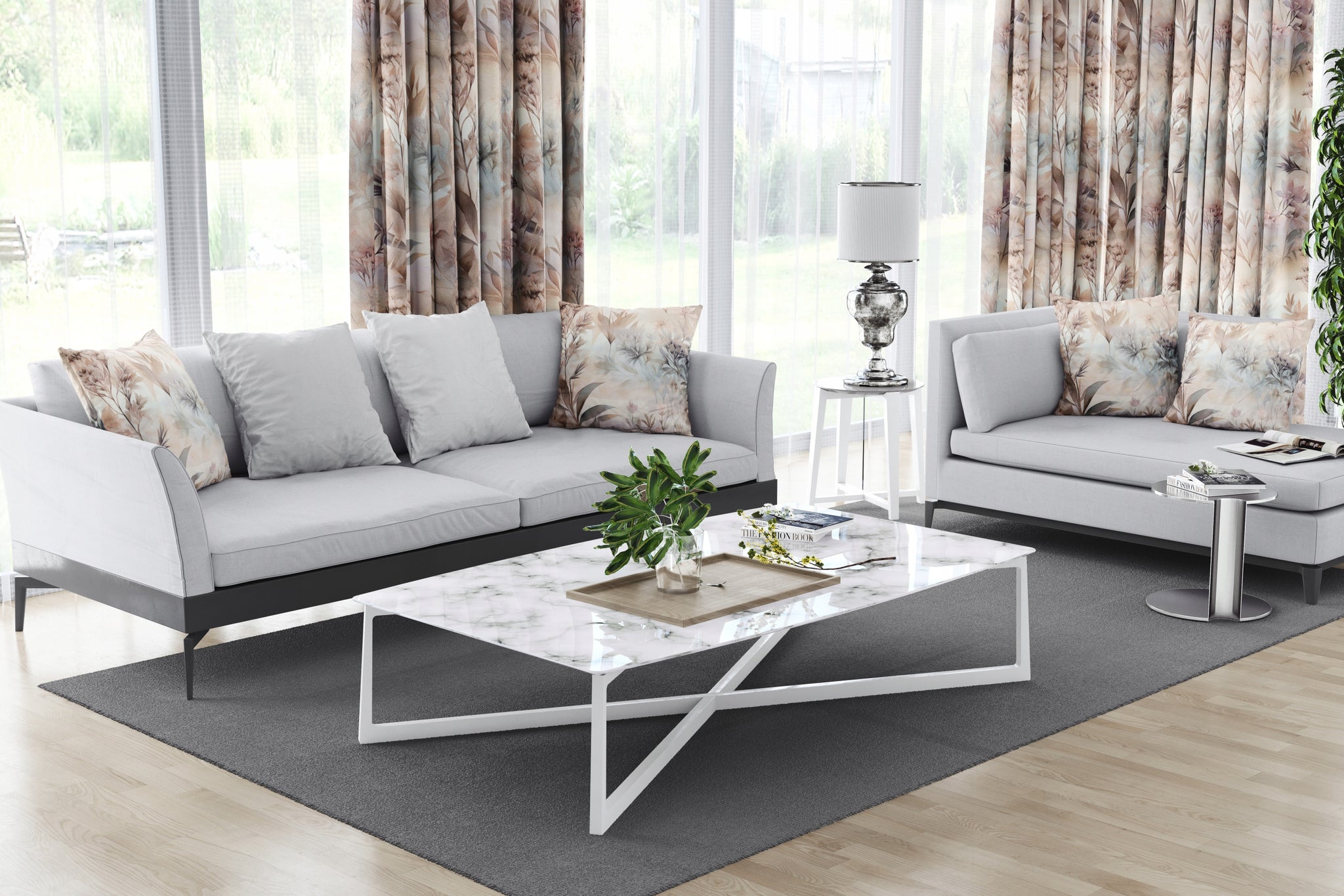 PARUOSTA UŽuolaida ant kabliukų 140x230cm Užuolaidos ant juostelės 230cm Soovi Home