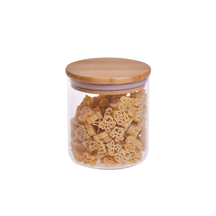 5 x stikliniai maisto indai su dangteliu BAMBO, stiklainis, ąsotis, vaza P-975