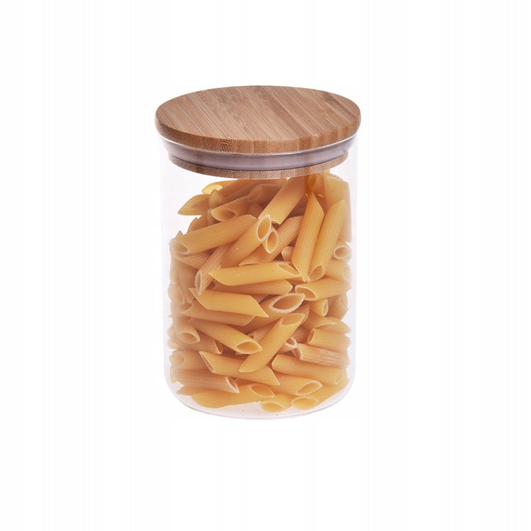 5 x stikliniai maisto indai su dangteliu BAMBO, stiklainis, ąsotis, vaza P-975