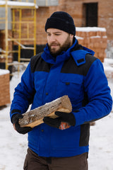 6 POR Darbo Pirštinės Apsauginės Šildytos Žiemos Storos Arhem Tiger Winter 9