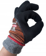 6 POR Darbo Pirštinės Apsauginės Šildytos Žiemos Storos Arhem Tiger Winter 9