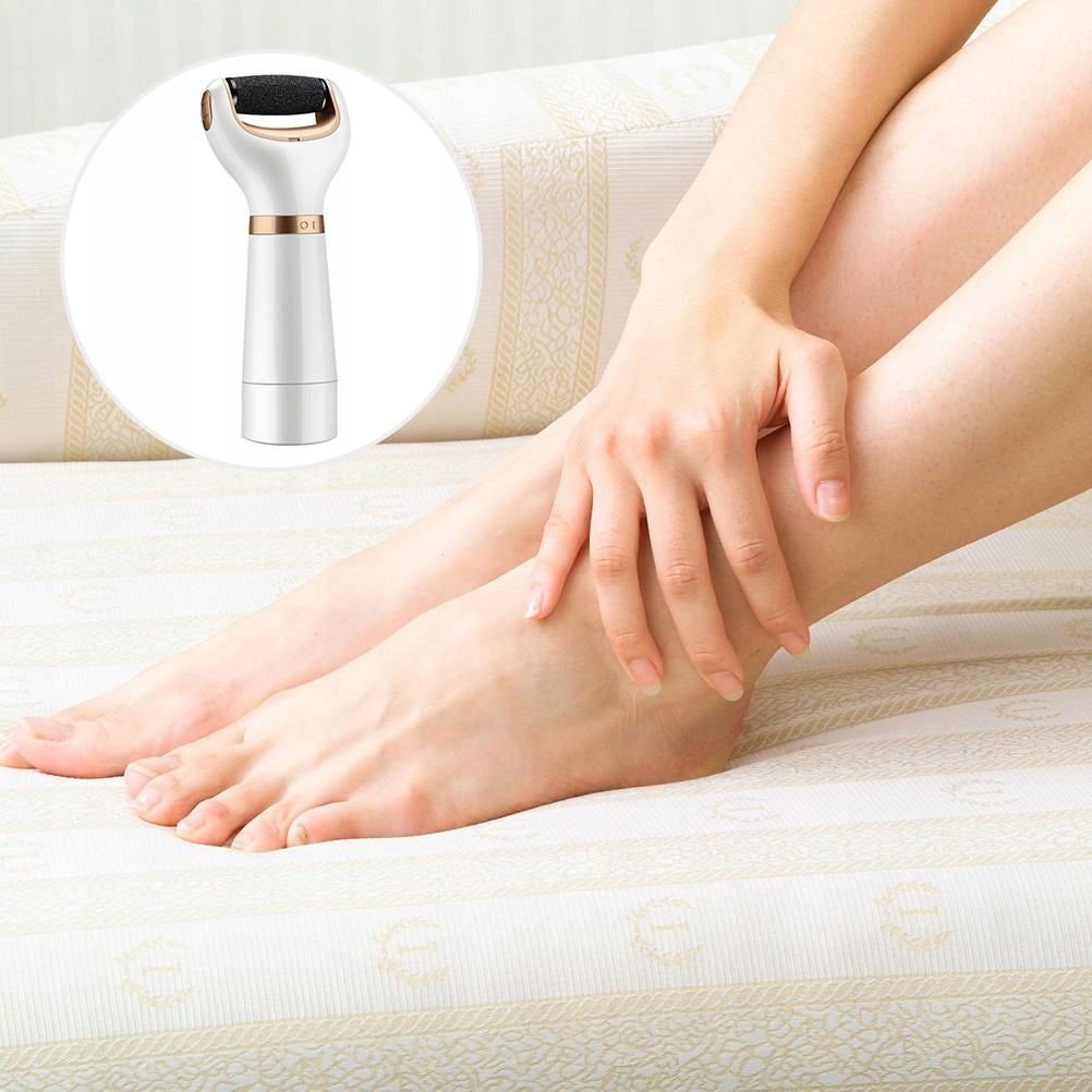 ELEKTRINIS PURENAMASIS KOJOMS BALTAS DEIMANTINIS PRAKTIŠKAS PEDIKIŪRAS