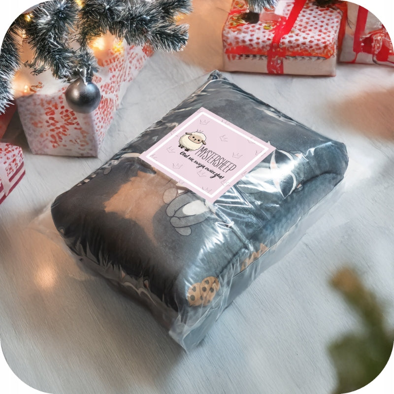 KOC BLUZA Oversize Šilta Stora KOCOBLUZA 2 viename XXL ŠOPAI+KOJINĖS Bluzo Koc