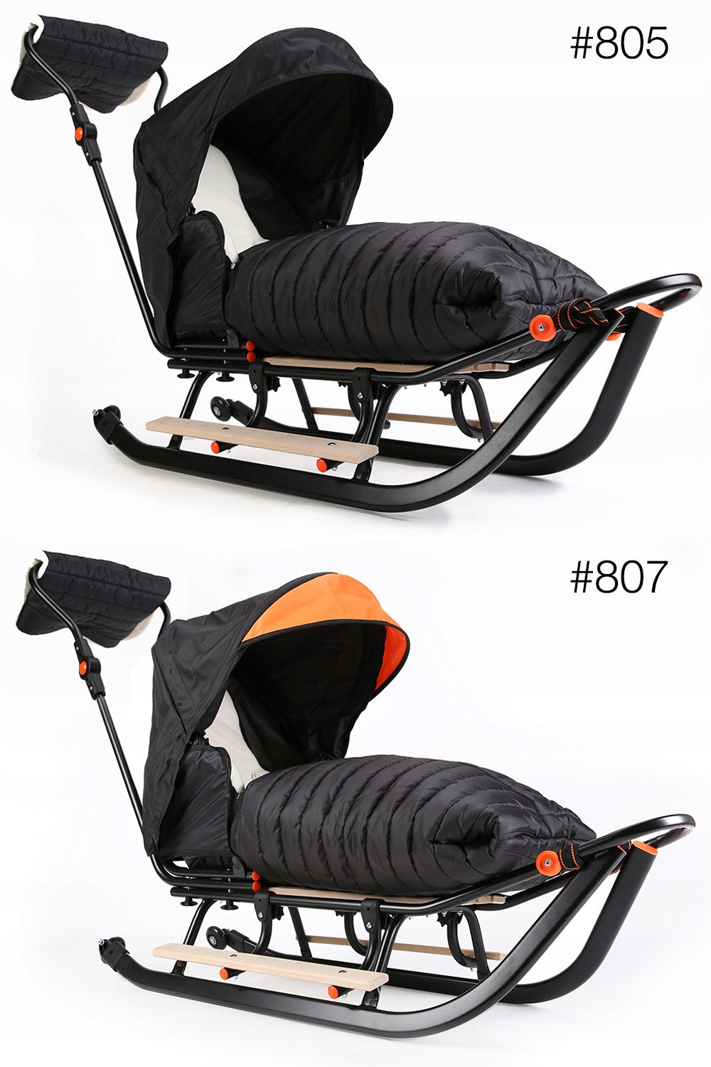 Vaikiškos rogės FULL, Šilta miegmaišio! stumdukas, atlošas, kojų atramos, ratukai + mova