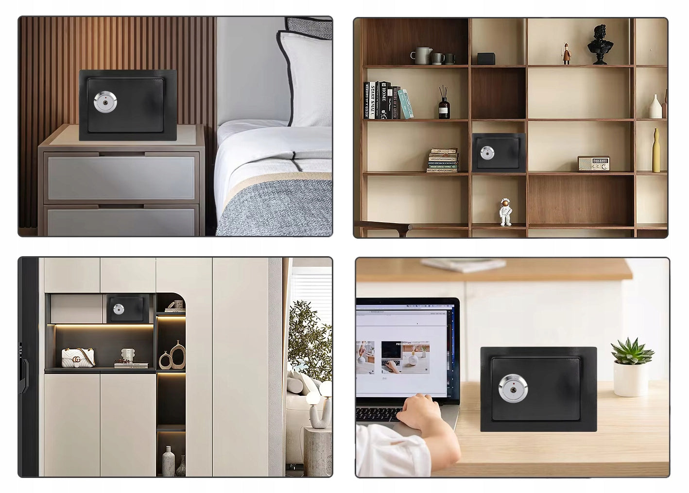 ELEKTRONINĖ SEIFAS SU KODU, RAKTU, KASETE, METALINE STIPRIA ARMOruota KASA BLOW