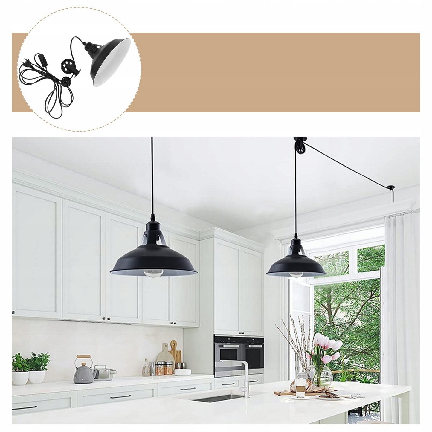 PAKABAMŲ ŠVIESTUVAI VIRTUVĖS INTERJERUI