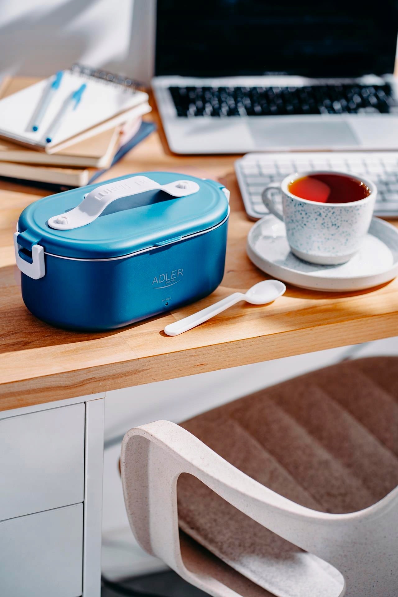 Pietų dėžutė su termo taše, maisto konteineris su šildymo funkcija, 800 ml