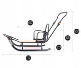 Rogutės vaikams su atlošu ir stūmikliu Šilta 3in1 miegmaišio sistema KOMFORT #605