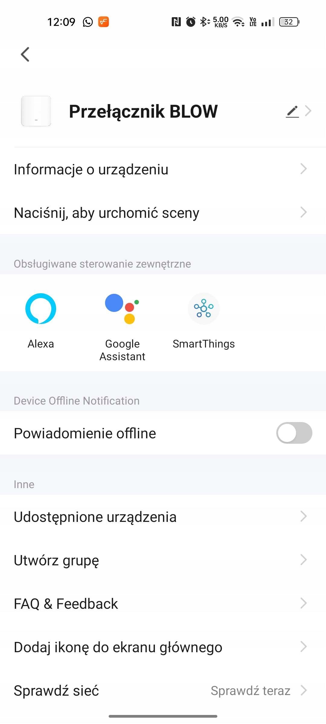 PERVEŽDĖJIMO/JUNGIKLIO/AUTOMATINIS SVĖJAS 16A WIFI POTINKINIS MINI TUYA SMART