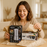 Kavos aparatas 500ml, skirtas viryklei, veikia ant indukcijos, dujinės, plieninis, 2 puodeliai