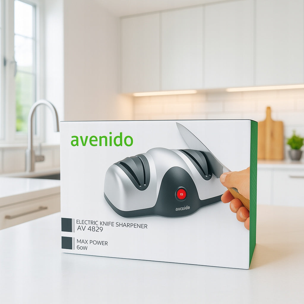 Elektrinis plieninių peilių galąstuvas avenido 40W, modelis AV4529