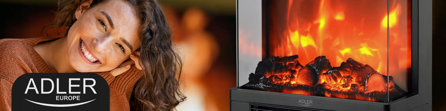 Elektrinis židinys Pastatomas su šildymo funkcija Šildytuvas Ventiliatorinis šildytuvas