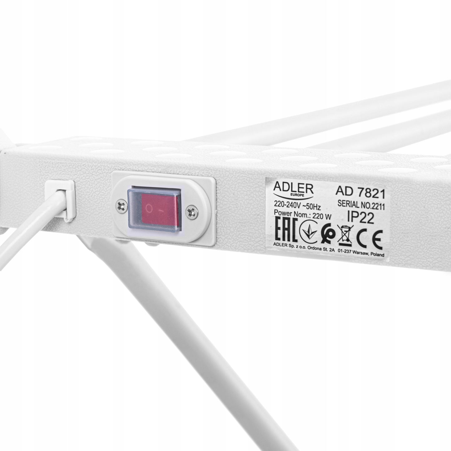 AD 7821 Sulankstomas elektrinis drabužių džiovintuvas