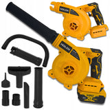 AKUMULIATORINIS SODININKYSTĖS LAPŲ PŪTIKIŲ SIURBLYS, SKIRTAS DEWALT BATERIJOMS