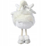 Baltas angelas, fėja, elfė, stovinti 46 cm, dekoracija, figūrėlė, talismanas, dovana