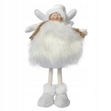 Baltas angelas, fėja, elfė, stovinti 46 cm, dekoracija, figūrėlė, talismanas, dovana