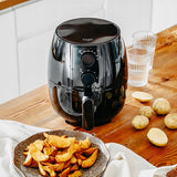 Oro Gruzdintuvė "Air Fryer" "Be be riebalų" 2,5L 1600W, Temperatūros reguliavimas 80-200°C