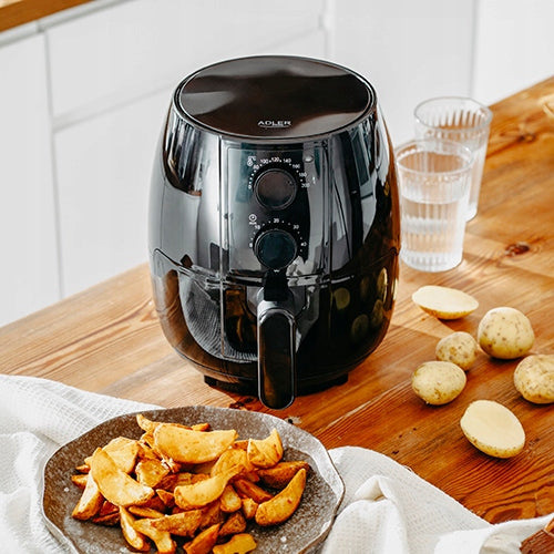 Oro Gruzdintuvė "Air Fryer" "Be be riebalų" 2,5L 1600W, Temperatūros reguliavimas 80-200°C