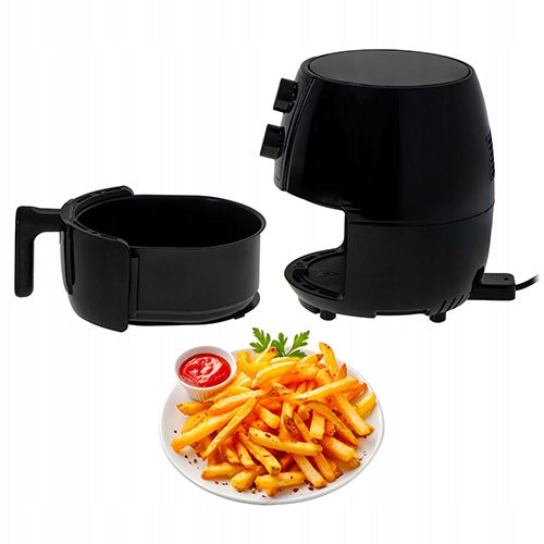 Oro Gruzdintuvė "Air Fryer" "Be be riebalų" 2,5L 1600W, Temperatūros reguliavimas 80-200°C