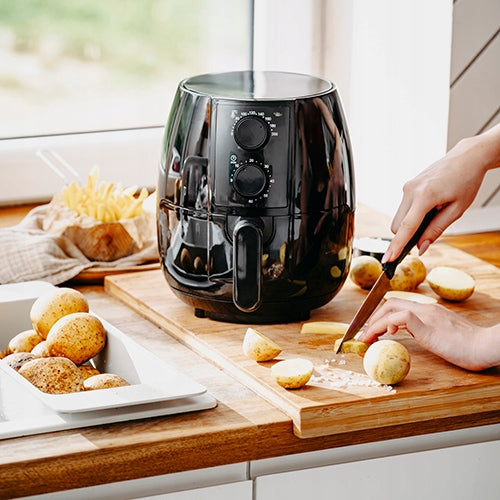Oro Gruzdintuvė "Air Fryer" "Be be riebalų" 2,5L 1600W, Temperatūros reguliavimas 80-200°C
