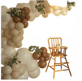 BALIONŲ GIRLIANDA RUDOS BEŽVĖ BALIONAI KRIKŠTYNOMS, METINĖMS IŠKILMĖMS, VESTUVĖMS, VEDYBOMS